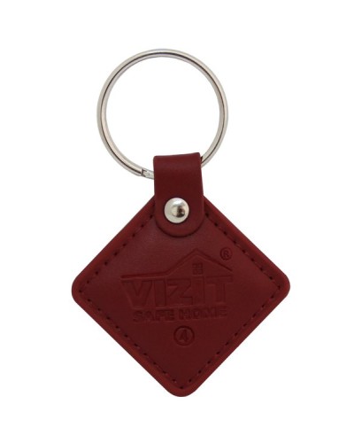 VIZIT-RF2.2 (Red). Брелок proximity кожаный. VIZIT во Владивостоке