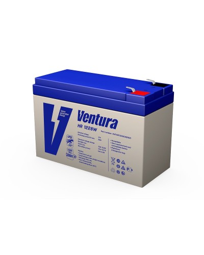 Ventura HR 1228W. Аккумулятор герметичный свинцово-кислотный. Ventura во Владивостоке