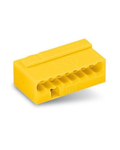 WAGO 243-508 Клемма MICRO 8-проводная желтая. Клемма для распределительных коробок. WAGO во Владивостоке