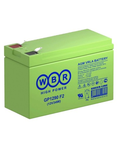 WBR GP1290 F2. Аккумулятор герметичный свинцово-кислотный. WBR во Владивостоке