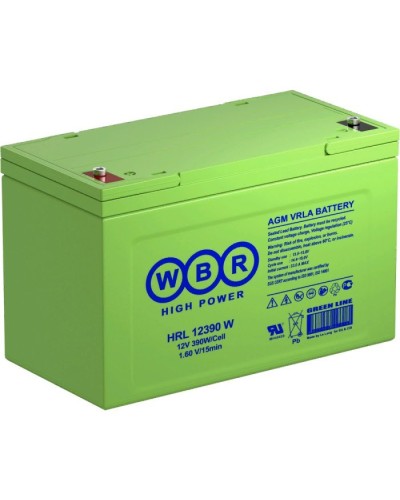 WBR HRL12390W. Аккумулятор герметичный свинцово-кислотный. WBR во Владивостоке