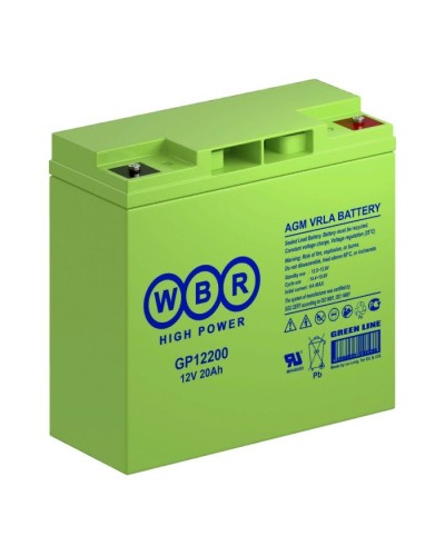 WBR GP12200. Аккумулятор герметичный свинцово-кислотный. WBR во Владивостоке