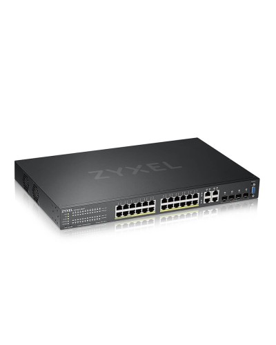 GS2220-28HP-EU0101F. Гибридный L2 коммутатор PoE+. ZYXEL во Владивостоке