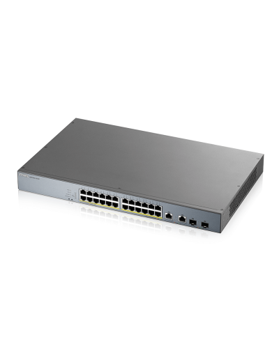 GS1350-26HP-EU0101F. L2 коммутатор PoE+ для IP-видеокамер rack 19. ZYXEL во Владивостоке