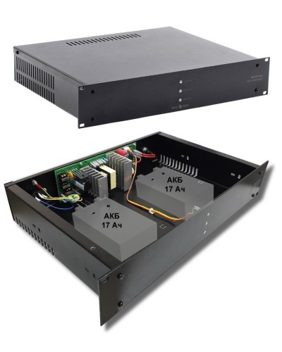 СКАТ-1200У RACK (СКАТ ИБП-12/7-2x17-RACK) (2141). Источник вторичного электропитания резервированный. Бастион во Владивостоке