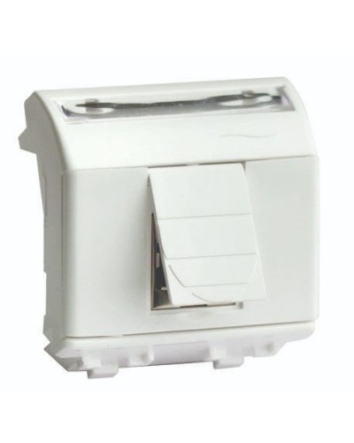 Розетка RJ-45 Brava 2 модуля слоновая кость (75450S): Розетка компьютерная с двумя разъёмами во Владивостоке