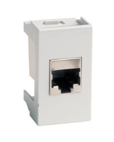 Розетка RJ-45 Viva 1 модуль серая (45138): Розетка компьютерная с одним разъёмом во Владивостоке