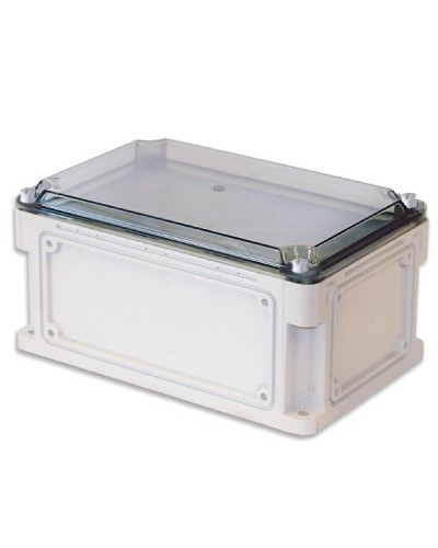 Корпус RAM box 300х150х146, высота крышки 21 мм, IP67 (531211). Корпус с фланцами и прозрачной крышкой, без монтажной платы. ДКС во Владивостоке