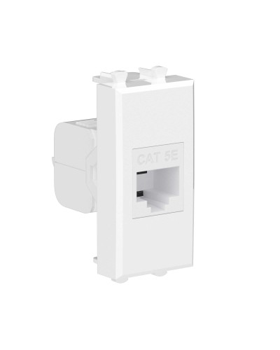 Розетка RJ-45 Avanti 1 модуль белое облако (4400661): Розетка компьютерная, без шторки модульная, кат.5е во Владивостоке