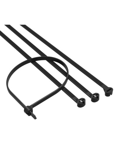 Хомут 4,8x250 P6.6, черный (100шт) (21316SR): Хомут с двойным замком во Владивостоке