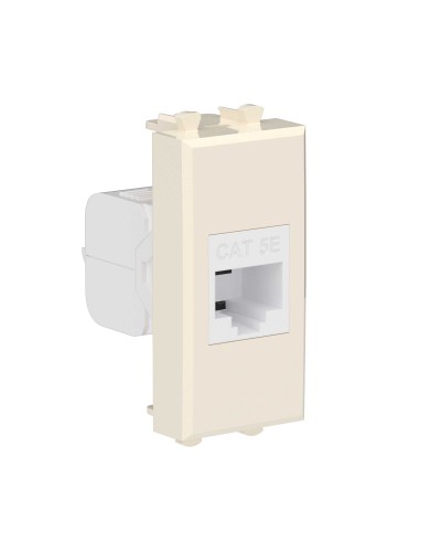 Розетка RJ-45, кат.5E, Avanti, 1 модуль, ванильная дымка (4405661): Розетка компьютерная модульная во Владивостоке