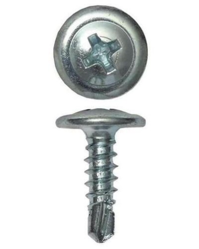 Саморез с пресс-шайбой 4.2х19 со сверлом (200 шт) (CM274019). Саморез с пресс-шайбой. ДКС во Владивостоке