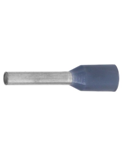 Наконечник-гильза НШВИ 0.75-06, серый (100 шт) (IF0.75-06GR). Наконечник-гильза с изолированным фланцем. ДКС во Владивостоке