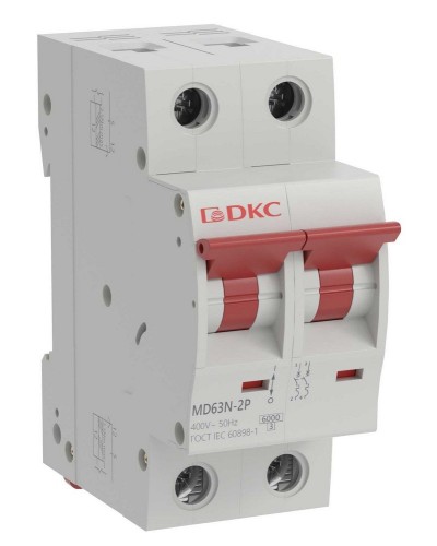YON max MD63N 2P 25А 6кА C (MD63N-2PC25). Автоматический выключатель. ДКС во Владивостоке