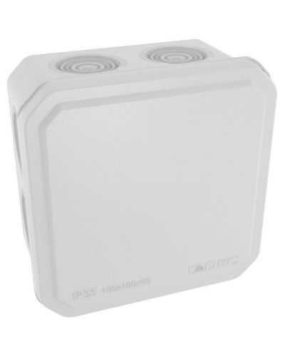 Коробка ответвительная с кабельными вводами IP55, 100х100х50 (53800). Коробка ответвительная. ДКС во Владивостоке