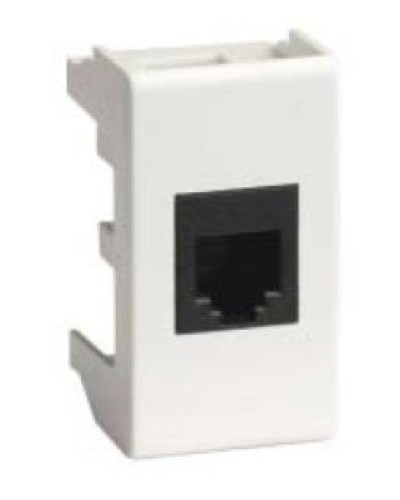 Розетка RJ-45 Viva 1 модуль белая (45038): Розетка компьютерная с одним разъёмом во Владивостоке