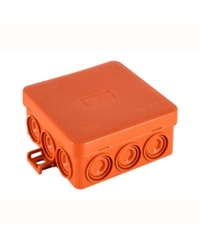 Коробка JBL085 85х85х38, 12 вых., 8P (0,15...2,5мм²) 43355HF: Коробка монтажная, огнестойкая, без галогена во Владивостоке