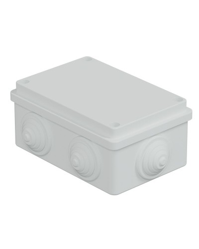 Коробка JBS120 120х80х50, 6 вых., IP55, белая (44008W-1). Коробка монтажная. Экопласт во Владивостоке