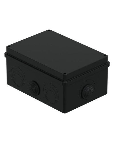Коробка JBS210 210х150х100, 8 вых., IP55, черная (44016BL-1). Коробка монтажная. Экопласт во Владивостоке