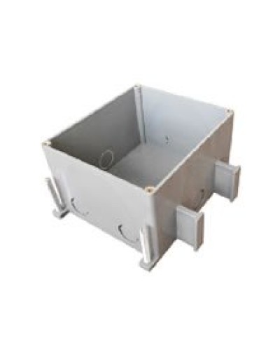 Коробка для люков в пол на 2 поста BOX/2+2ST66 (70125): Коробка для люков в пол на 2 поста 45х45мм + 2 модуля 45х22,5 (70025), пластик во Владивостоке