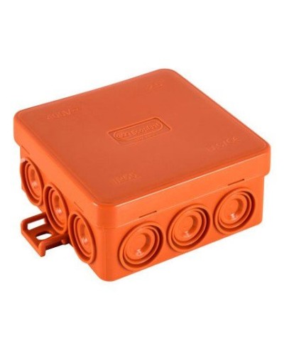 Коробка JBL085 85х85х38, 12 вых., 6P (0,15...2,5мм²) (43255HF): Коробка монтажная, огнестойкая, без галогена во Владивостоке