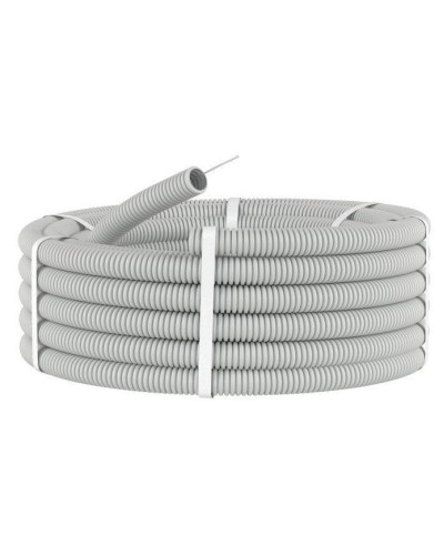 Труба HFFR тяжелая D40, серая (21140HF-GR): Труба гофрированная, с зондом, не распространяющая горение, без галогена во Владивостоке