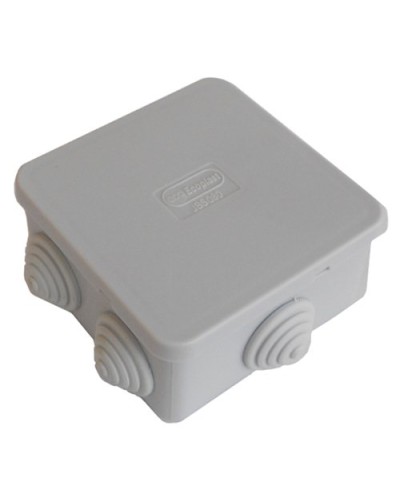 Коробка JBS080 85х85х40, 6 вых, IP44, серая (44006). Коробка монтажная. Экопласт во Владивостоке
