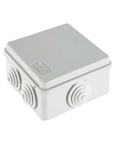 Коробка JBS101 100х100х55, 6 вых., IP55, серая (44037). Коробка монтажная. Экопласт во Владивостоке