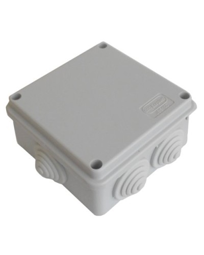 Коробка JBS100 100х100х55, 6 вых., 3P (0,15...2,5мм²) серая (43007HF-GR). Коробка монтажная, огнестойкая, без галогена. Экопласт во Владивостоке