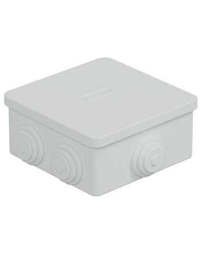 Коробка JBS080 85х85х40, 6 вых, IP44, белая (44006W-1). Коробка монтажная. Экопласт во Владивостоке