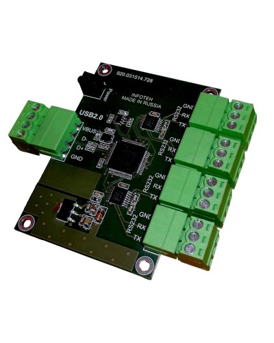 AVT-USB/4RS232. Промышленный преобразователь USB в RS-232. Инфотех во Владивостоке