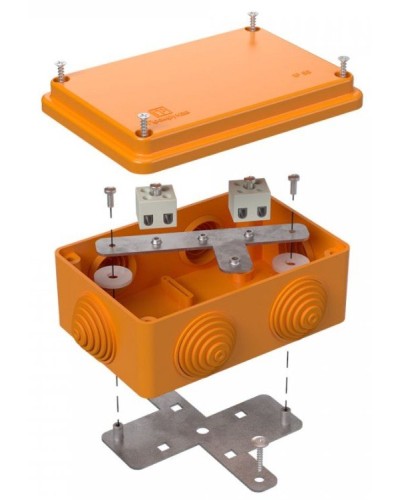 Коробка огнестойкая 120х80х50 (40-0340-FR1.5-4). Коробка огнестойкая для открытой установки. Промрукав во Владивостоке