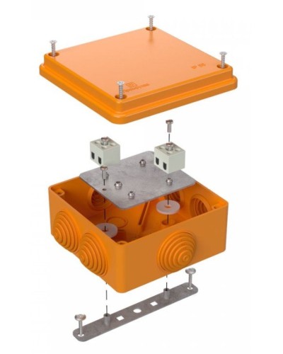 Коробка огнестойкая 100х100х50 (40-0300-FR2.5-4). Коробка огнестойкая для открытой установки. Промрукав во Владивостоке