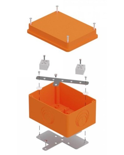 Коробка огнестойкая 150х110х90 E15-E120 для о/п (40-0351-FR10.0-4). Коробка огнестойкая для открытой установки. Промрукав во Владивостоке