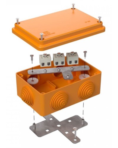 Коробка огнестойкая 120х80х50 (40-0340-FR1.5-6). Коробка огнестойкая для открытой установки. Промрукав во Владивостоке