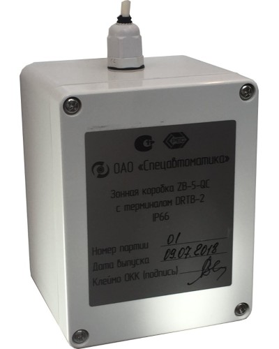 ZB-5-QC с DRTB-2 исп.01. Монтажная зонная коробка. Спецавтоматика, Москва во Владивостоке