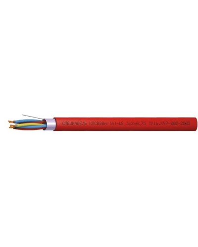 КПСВЭВнг(А)-LS 5х2х0,5 (Спецкабель). Кабель симметричный для систем сигнализации и управления, групповой прокладки, с пониженным дымо- и газовыделением. Спецкабель во Владивостоке