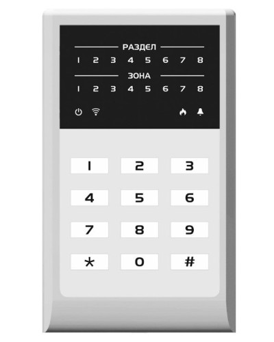 МИРАЖ-КД-04 (grey). Кнопочная кодовая панель. Стелс НПП во Владивостоке