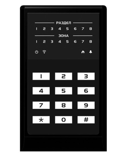 МИРАЖ-КД-04 (black). Кнопочная кодовая панель. Стелс НПП во Владивостоке